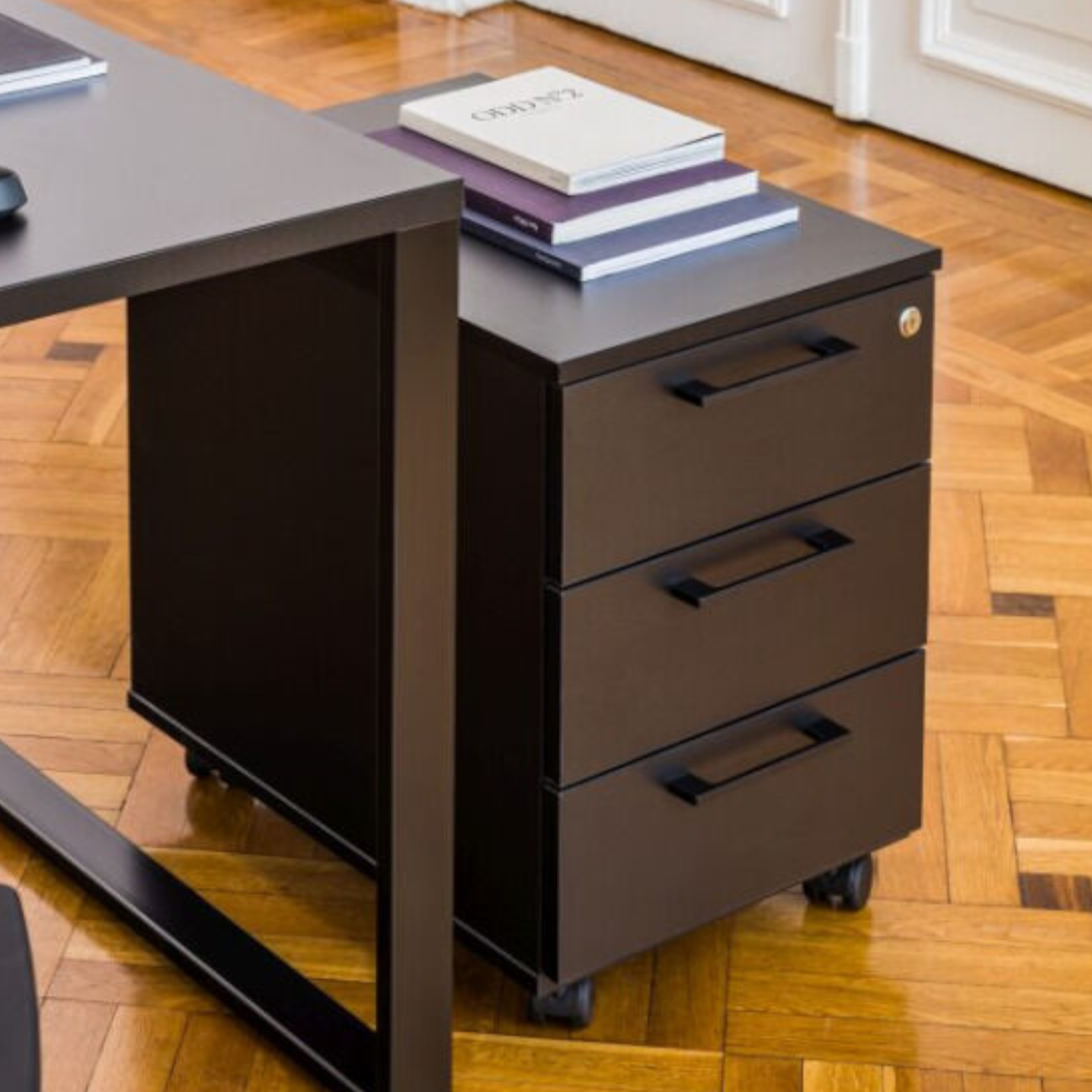 kontener pod biurko z 3 szufladami