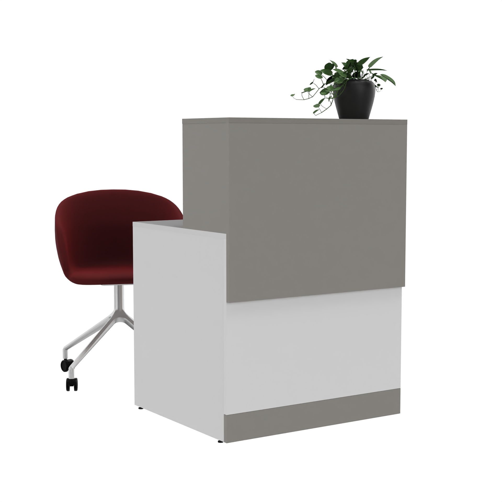 lada recepcyjna z nadstawką