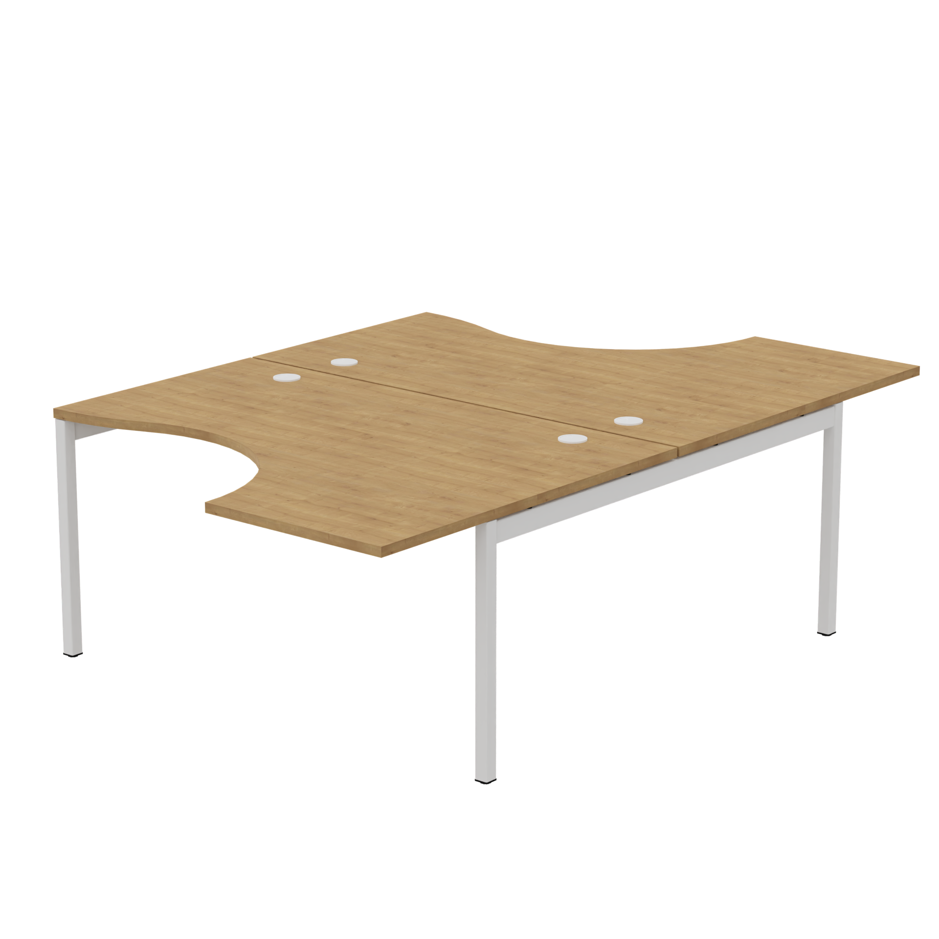 biurko dwuosobowe narożne