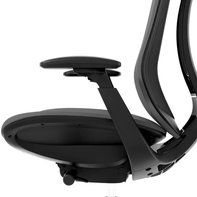 Szary Fotel Biurowy obrotowy Ergonomiczny Regulowany Wygodny - Dopasowany - obrazek 7