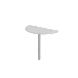 dostawka do biurka półokrągła