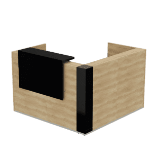 narożna lada recepcyjna OFTR25